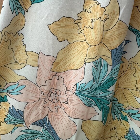 NWT Hayden Los Angeles Romantic Floral Wide leg Jumpsuit Size XL - Picture 6 of 14